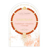 Life Charms Carnelian and Gold Wellness Semi Precious Bracelet - More Than Just a Gift | Narborough Hall