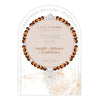 Life Charms Tigers Eye and Silver Wellness Semi Precious Bracelet