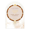 Life Charms Tigers Eye and Gold Wellness Semi Precious Bracelet