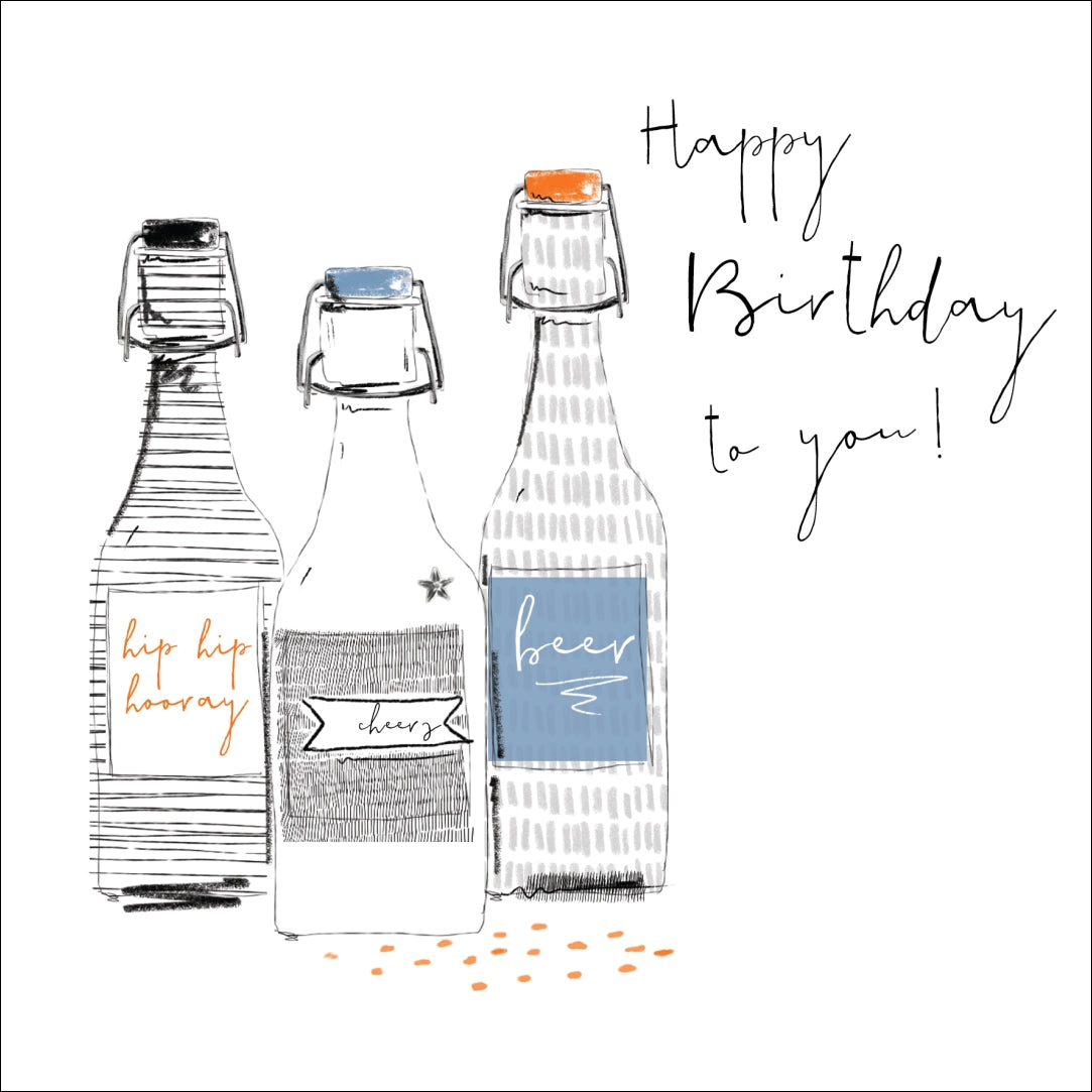 Hedgerow - Happy Birthday To You Cheers Card