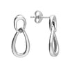 Sterling Silver Linked Teardrop Earrings