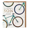 Pick 'N' Mix Son Bicycle Birthday Card