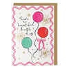 Genevieve Beautiful Birthday Balloons Card