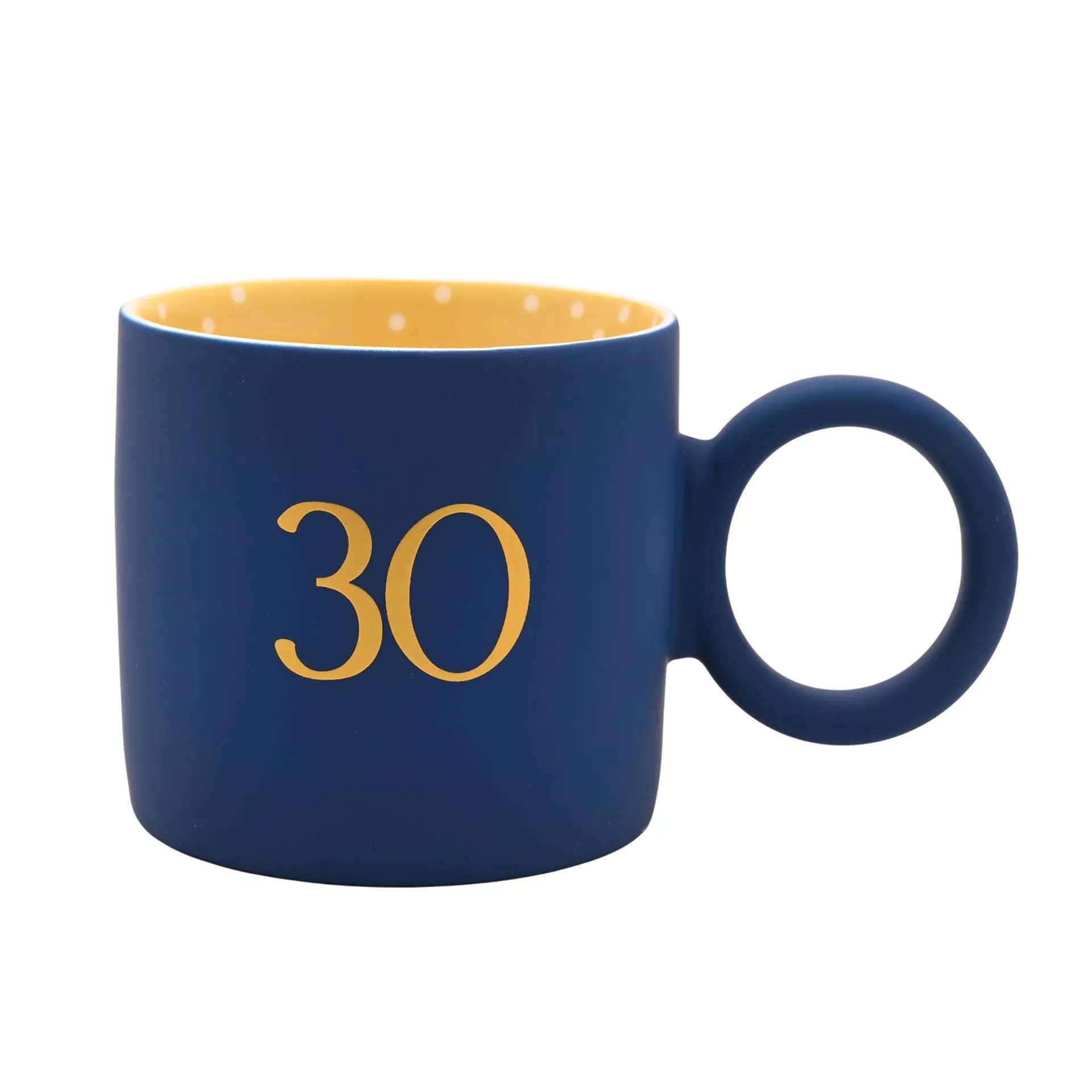 30 Blue Confetti Mug