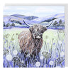 Skylark Highland Cow Card