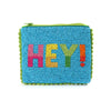 POM Turquoise Beaded 'Hey' Purse - More Than Just a Gift | Narborough Hall