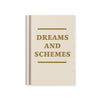 Fabric Hardback Notebook - Dreams and Schemes