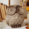 Country Living Wooden Sleeping Owl