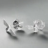 Iris & Miel Sterling Silver Bee Stud Earrings