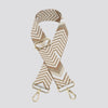 Chevron Bag Strap - Beige