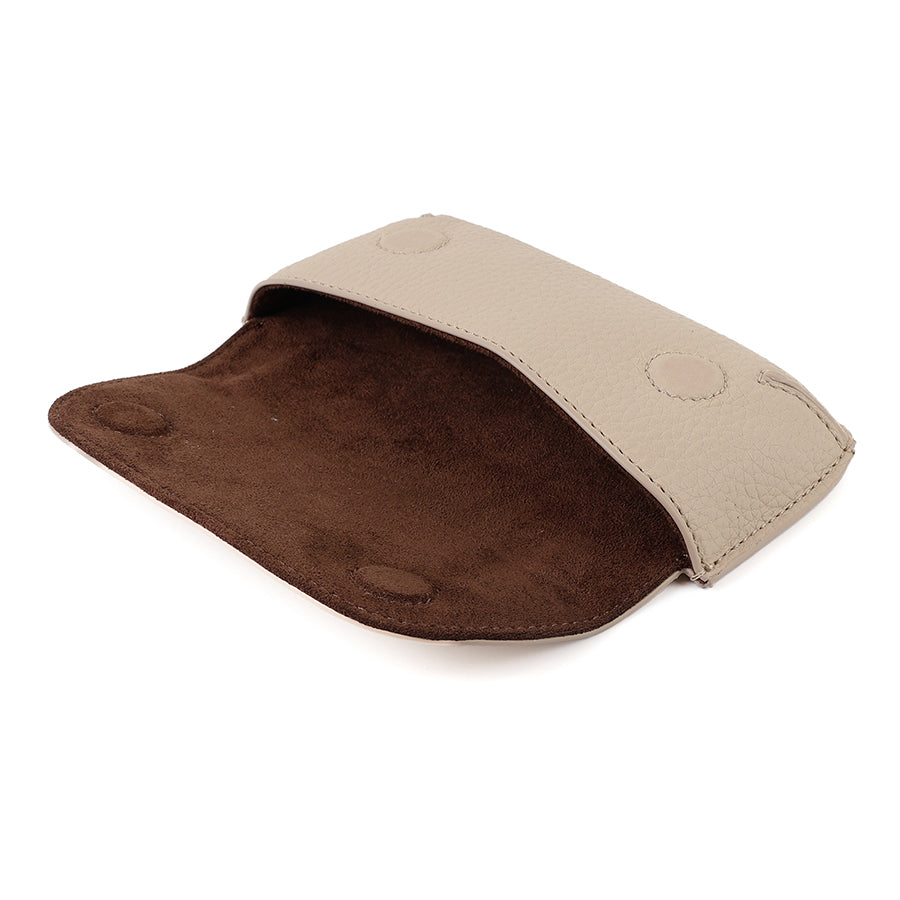 POM Beige Vegan Leather Glasses Case - More Than Just a Gift | Narborough Hall
