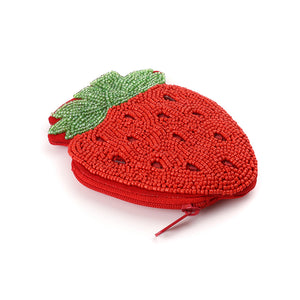 POM Beaded Red Strawberry Purse - More Than Just a Gift | Narborough Hall