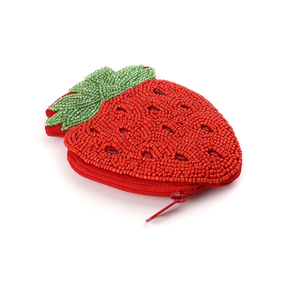 POM Beaded Red Strawberry Purse - More Than Just a Gift | Narborough Hall