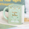 Book Shaped Mug - Coffee and Books Green