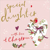 Paper Chain Special Daughter Christmas Card