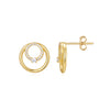 Kurate Gold-Plated CZ Earrings