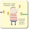 Rosie Made a Thing Vitamins Coaster