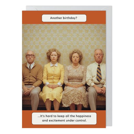 Back in a Jiffy Another Birthday Card