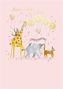 Pick 'N' Mix Adorable Baby Girl Card - More Than Just a Gift | Narborough Hall