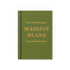 Fabric Hardback Notebook - Massive Plans