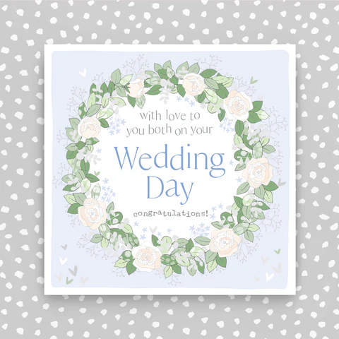 Flutter on the Breeze Wedding Day Card