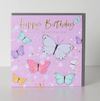 Belly Button Elle Happy Birthday Butterflies Card