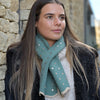 POM SeaFoam Fine Knit Pull Through Scarf