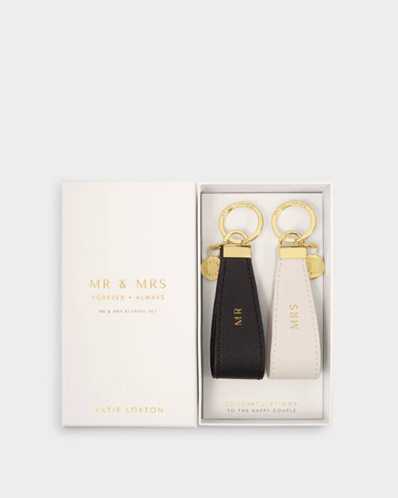 Katie Loxton Boxed Mr & Mrs Keyrings