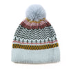 POM Pale Blue & Mustard Pattern Hat