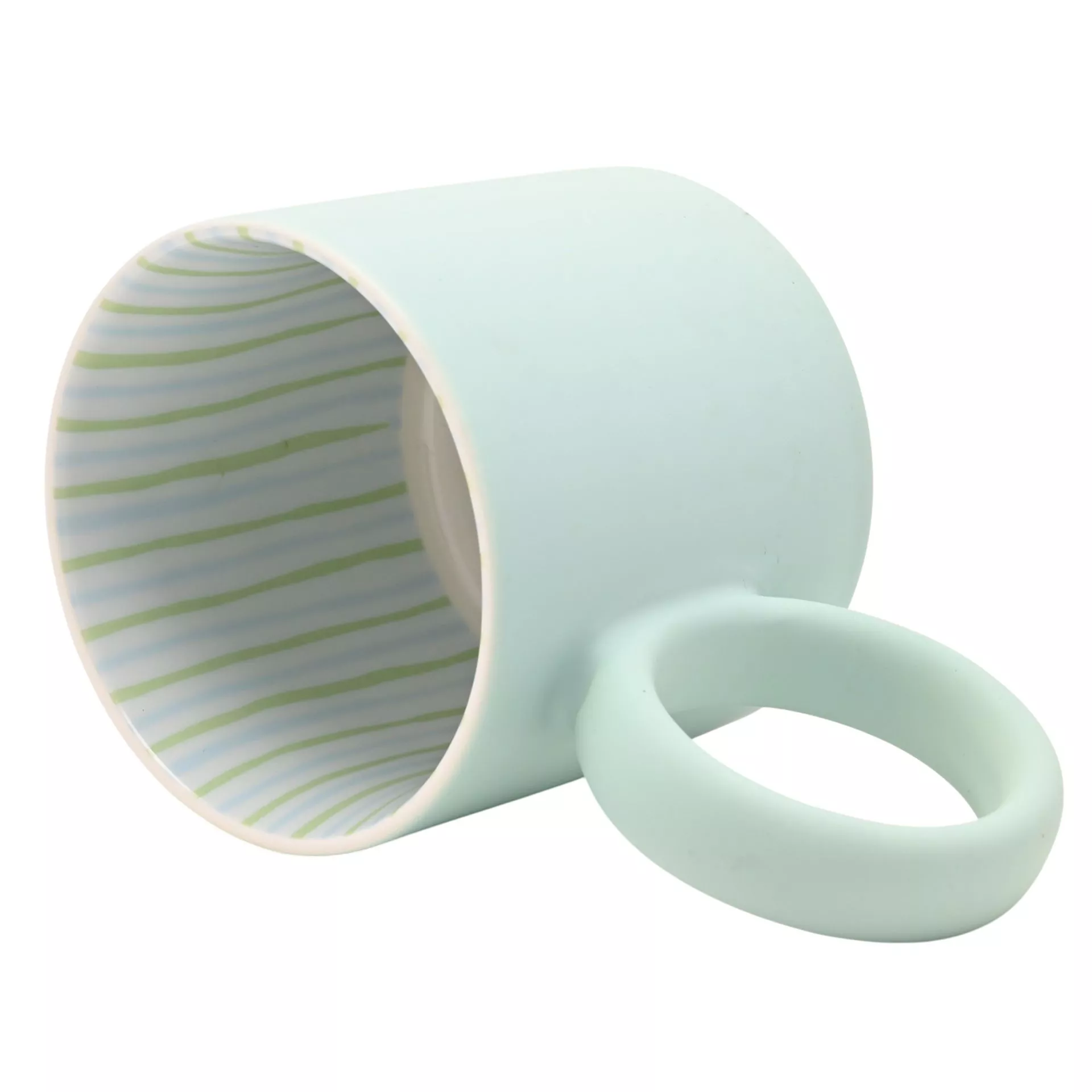 21 Blue Confetti Mug
