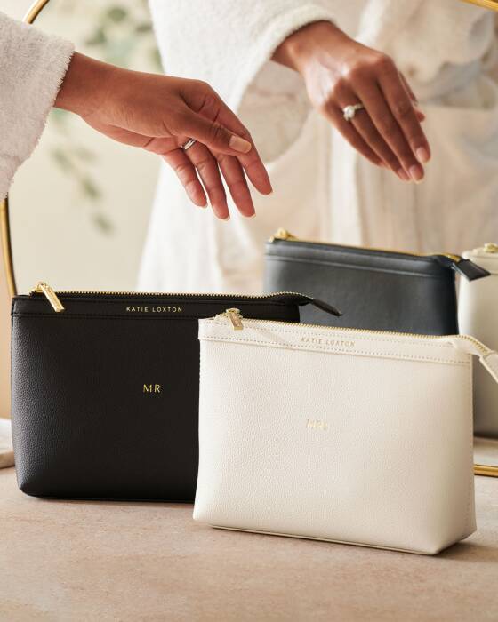 Katie Loxton Mr & Mrs Wash Bags