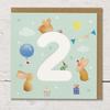 Ginger Betty By Numbers Age 2 Card