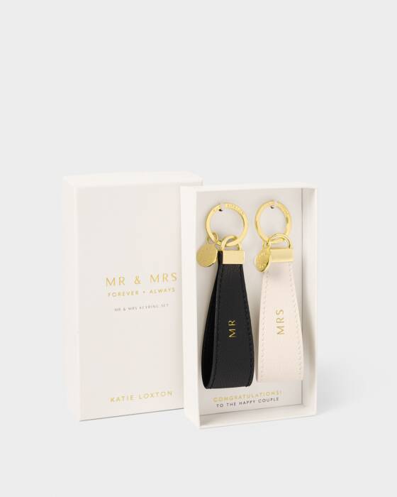 Katie Loxton Boxed Mr & Mrs Keyrings
