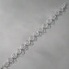 Sterling Silver Double Circle Bracelet