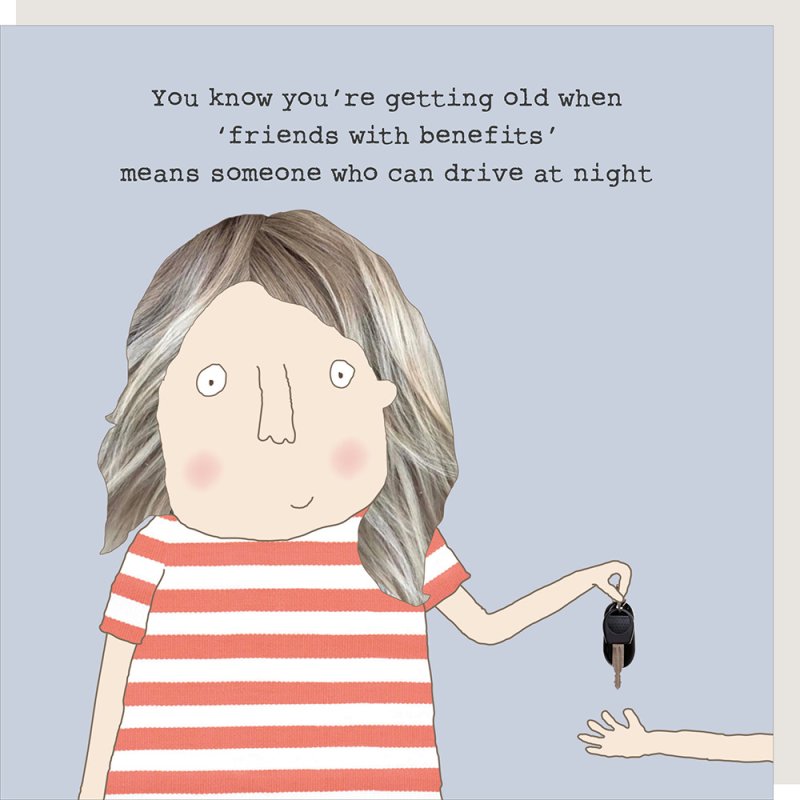 Rosie Made a Thing Friends With Benefits Card