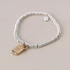 POM Silver Plated Amulet & Heart Charm Bracelet
