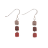 Carrie Elspeth Brown Satin Cubes Earrings