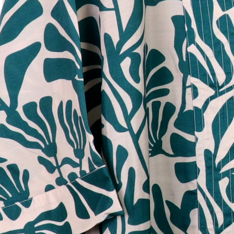 POM Teal Silhouette Print Kimono - More Than Just a Gift | Narborough Hall