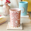 Lisa Angel Pink Scalloped Edge Tumbler