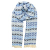 Zelly Blue Hearts Scarf
