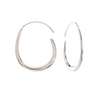 Miramira Abstract Stainless Steel Hoop Earrings