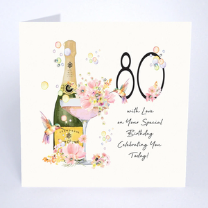Beija-Flor 80 Special Birthday Card - More Than Just a Gift | Narborough Hall