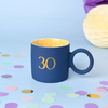 30 Blue Confetti Mug
