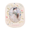 Love Story Ceramic Photo Frame 4" x 6" Floral - Engaged