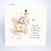 Beija-Flor Granddaughter Birthday Wishes Cake Card