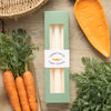 Carrot Patch Daisy Set of 3 Taper Candles