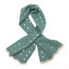 POM SeaFoam Fine Knit Pull Through Scarf
