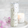 White Butterfly Vanilla Tube Candle