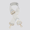Chevron Bag Strap - Grey