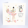 Beija-Flor 18 & Sparkling Birthday Card